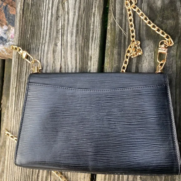 Authentic Louis Vuitton Epi Leather Art Deco mini crossbody bag black - Picture 2 of 13